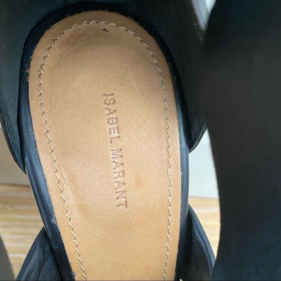 Isabel Marant-Lace Up Wrap Ankle Heels (38) - Picture 13 of 16